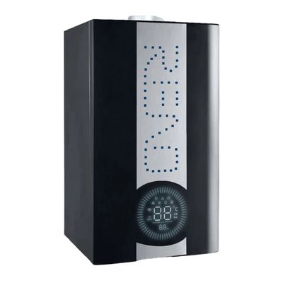 Fornace a gas per riscaldamento e bagno da 20-42 kW a coltello a parete, a risparmio energetico in cassa nera