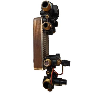 Scambiatore di calore della piastrina di Heater Parts Hydro Block Brazed dell'acqua del gas del commutatore del piatto