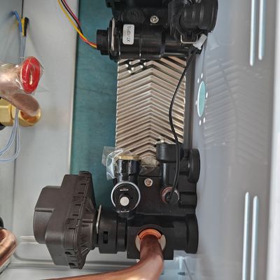 Scambiatore di calore della piastrina di Heater Parts Hydro Block Brazed dell'acqua del gas del commutatore del piatto
