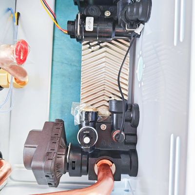 caldaia a gas doppia Shell dorato di funzione GPL della caldaia a gas del supporto della parete 40kw