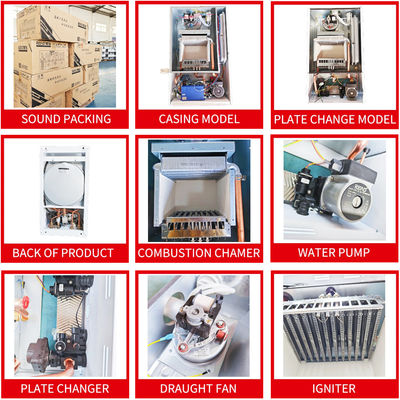Scaldabagno elettrico multifunzionale della caldaia di combinazione di Shell Wall Hung Boilers 32kw